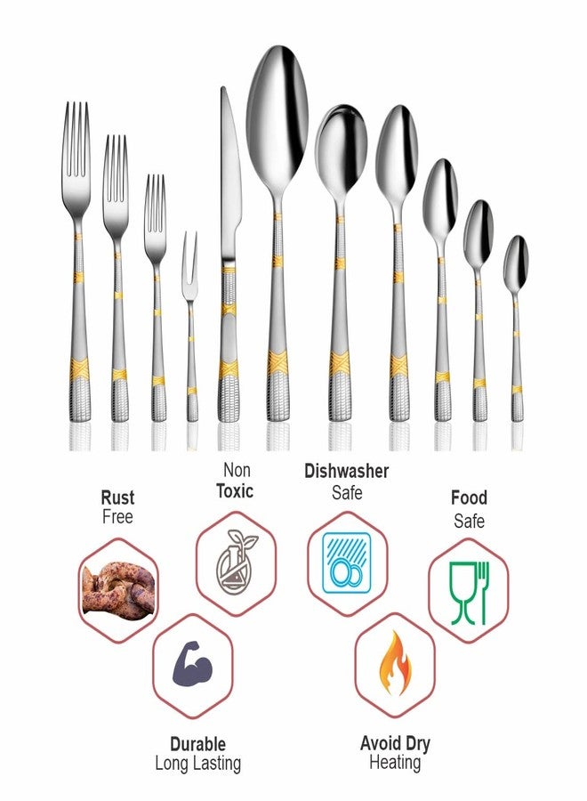 Shri & Sam Stainless Steel Lush Tea Spoon,6 Pieces - Image 5